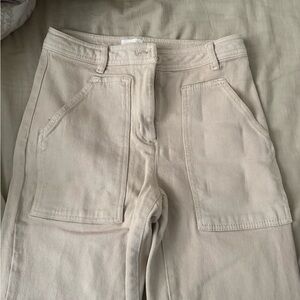 Wilfred nude straight leg cargo jean